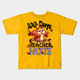 100 Days of Driving My Teacher Nuts - 100th Day of School Kids T-Shirt